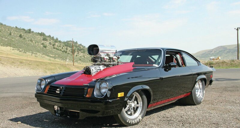 Black and Red Muscle Car — Outdoor