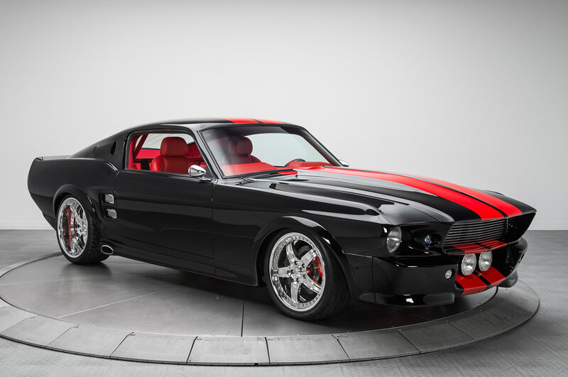 Black and Red Muscle Car — Showroom