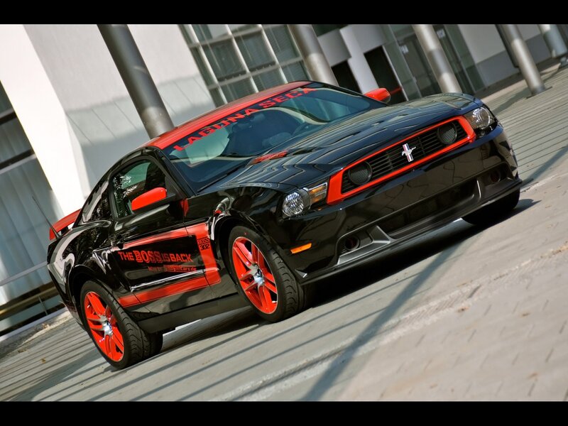 Black and Red Mustang — Dramatic, Afternoon, Photograph, Car, Building, Tire