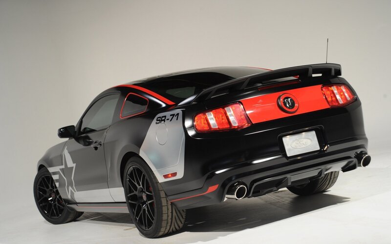 Black and Red Mustang — Neutral, Photograph
