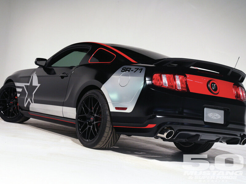 Black and Red Mustang — Neutral