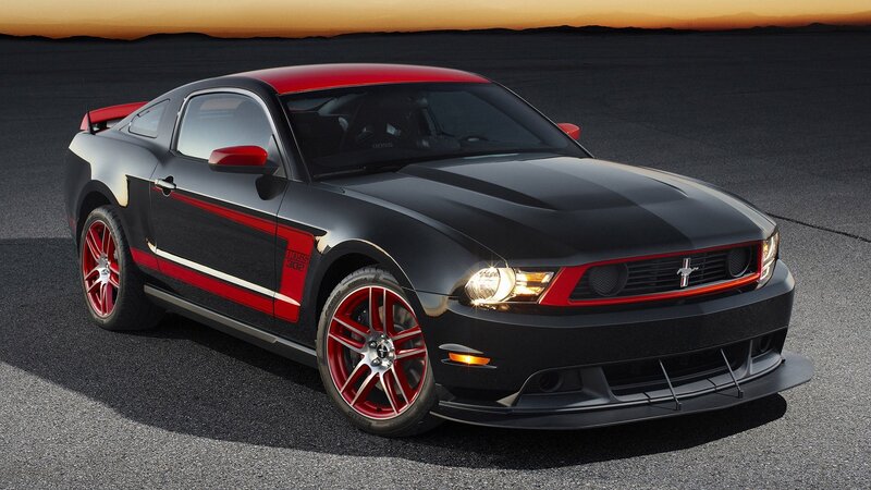 Black and Red Mustang — Photograph