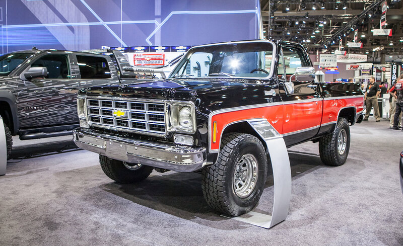 Black and Red Pickup Truck — Neutral