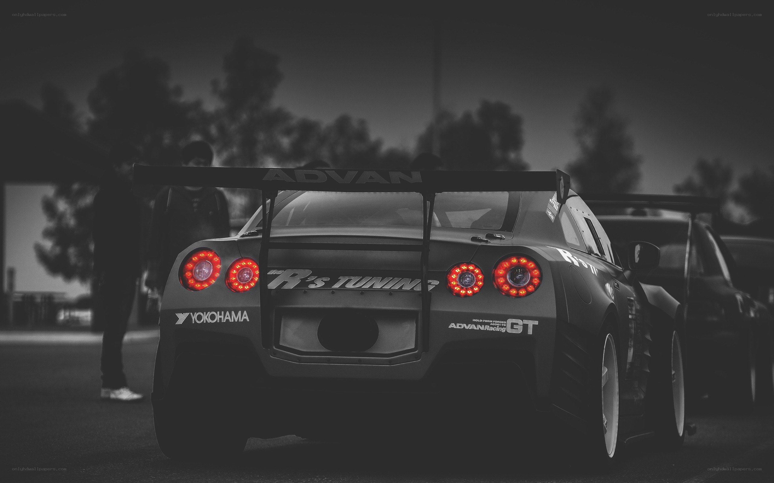 black and red race car