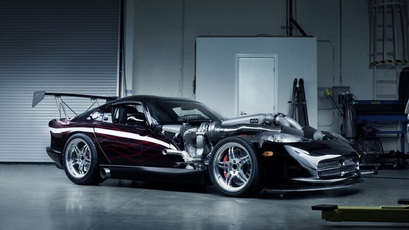 Black and Red Race Car — Dramatic, Photograph