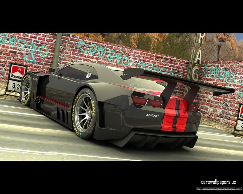 Black and Red Race Car — Dynamic, Afternoon