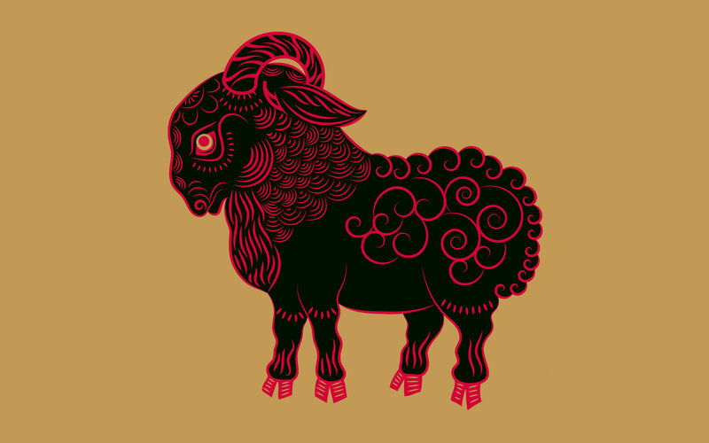 Black and Red Ram