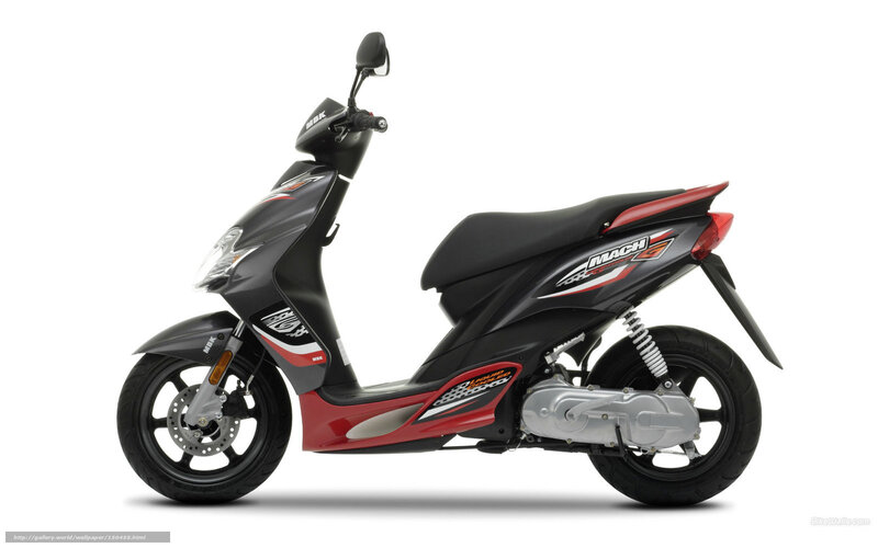 black and red scooter