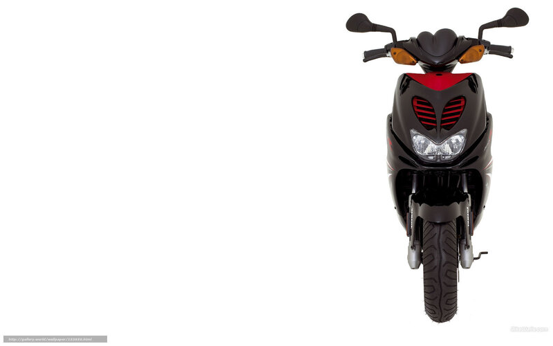 Black and Red Scooter — Neutral, Photograph, Headlight