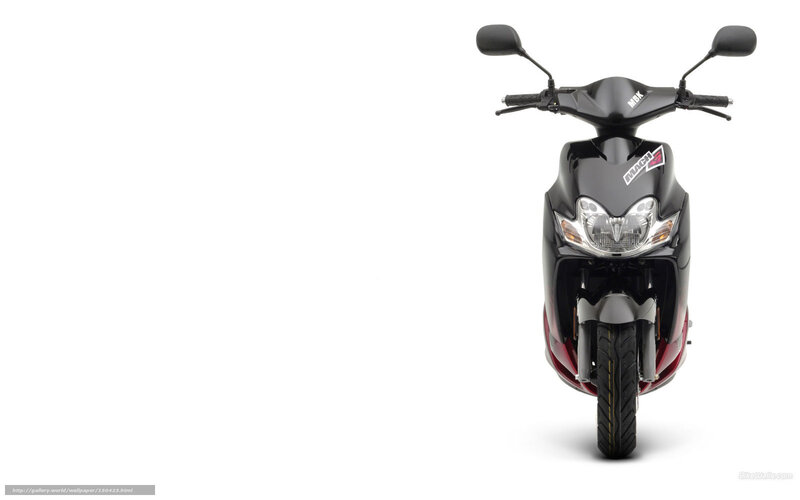 Black and Red Scooter — Neutral, Photograph