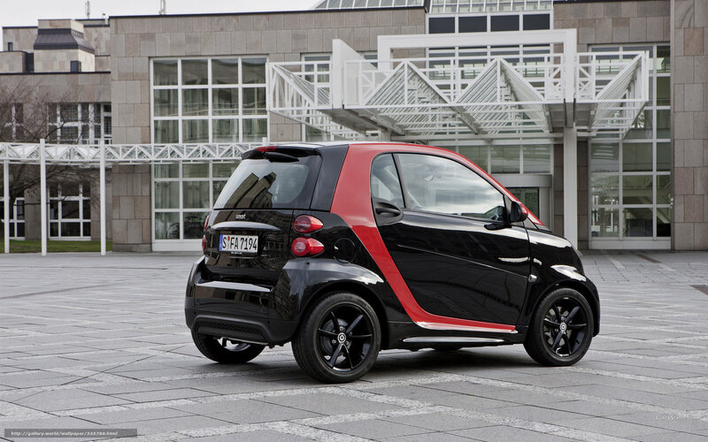Black and Red Smart Car — Neutral