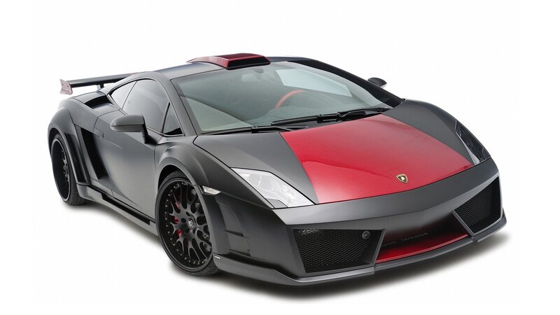 black and red sports car