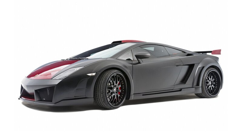 black and red sports car