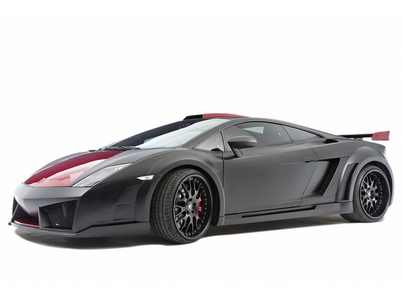 black and red sports car