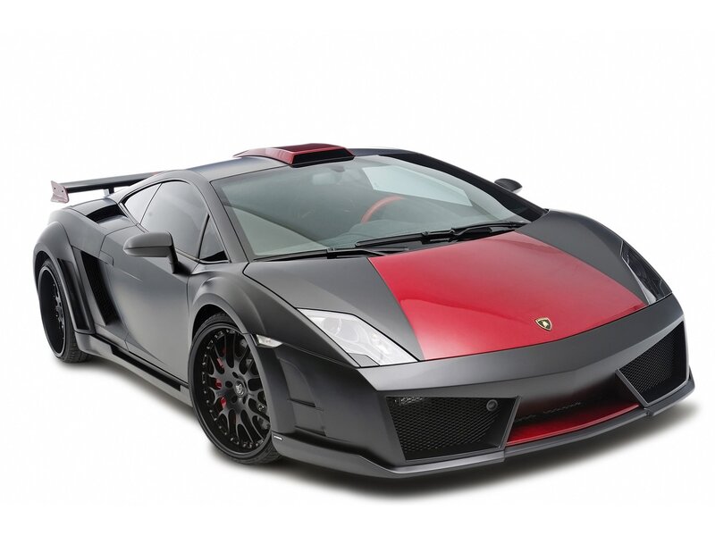 black and red sports car