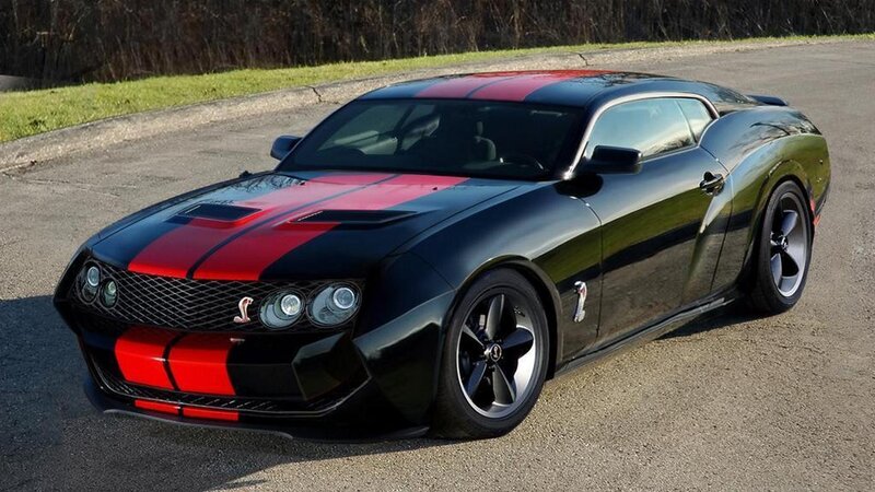 Black and Red Sports Car — Dramatic, Afternoon