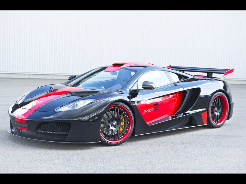 Black and Red Sports Car — Dynamic, Photograph, Tire, Wing