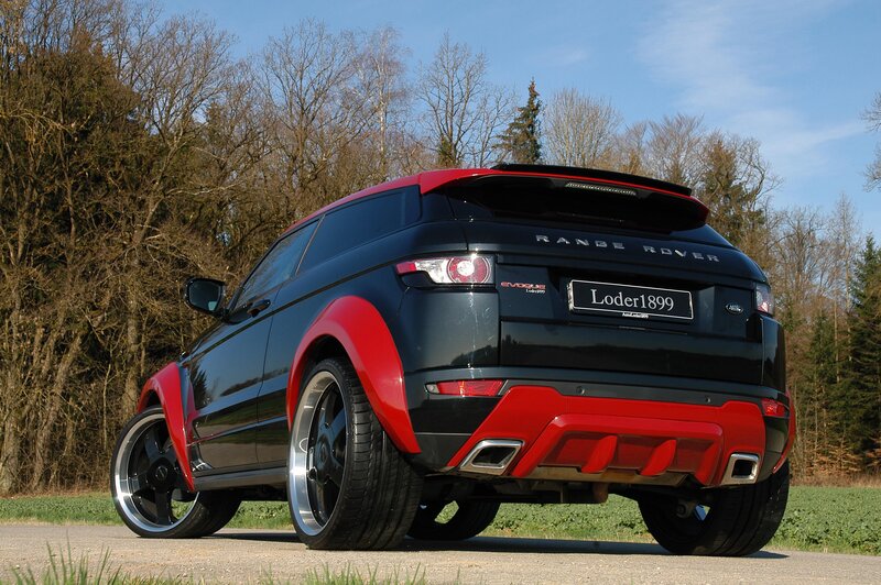 Black and Red SUV — Calm, Autumn, Photograph