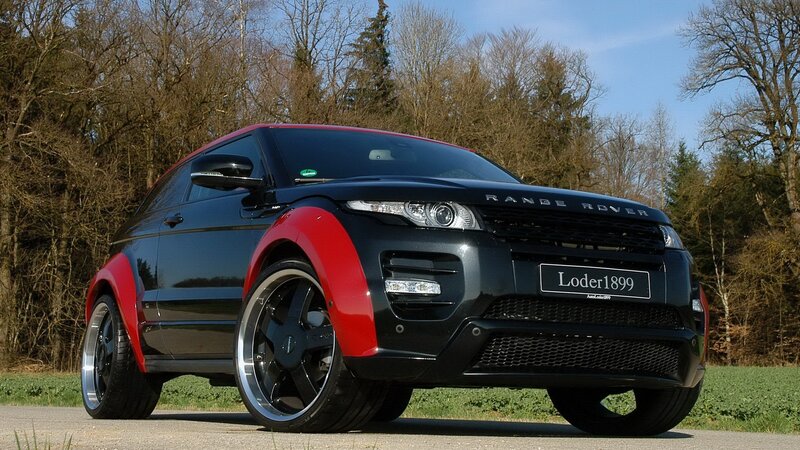 Black and Red SUV — Outdoor