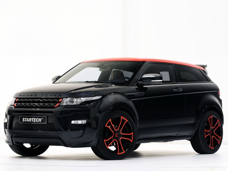 Black and Red SUV — Wheels