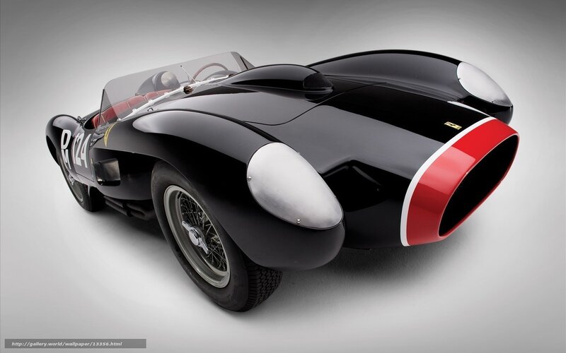 Black and red vintage race car