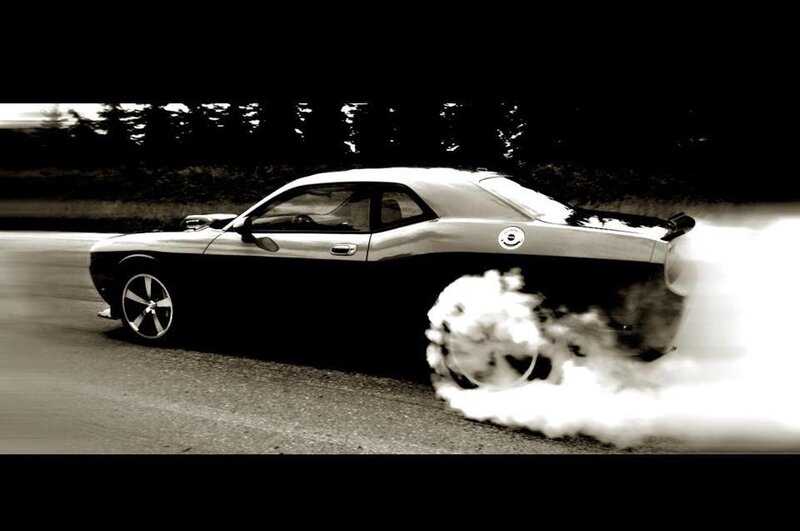 Black and Silver Car — Dramatic, Photograph