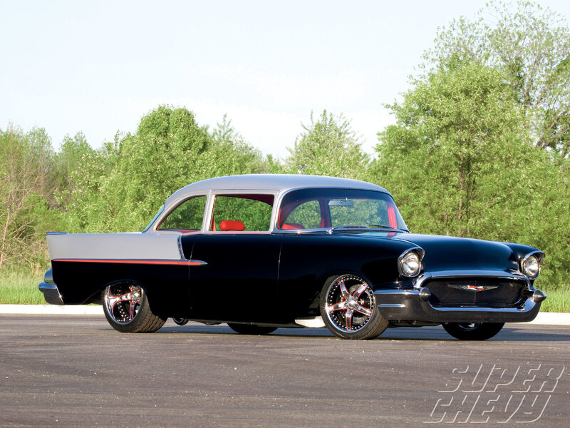 Black and Silver Classic Car