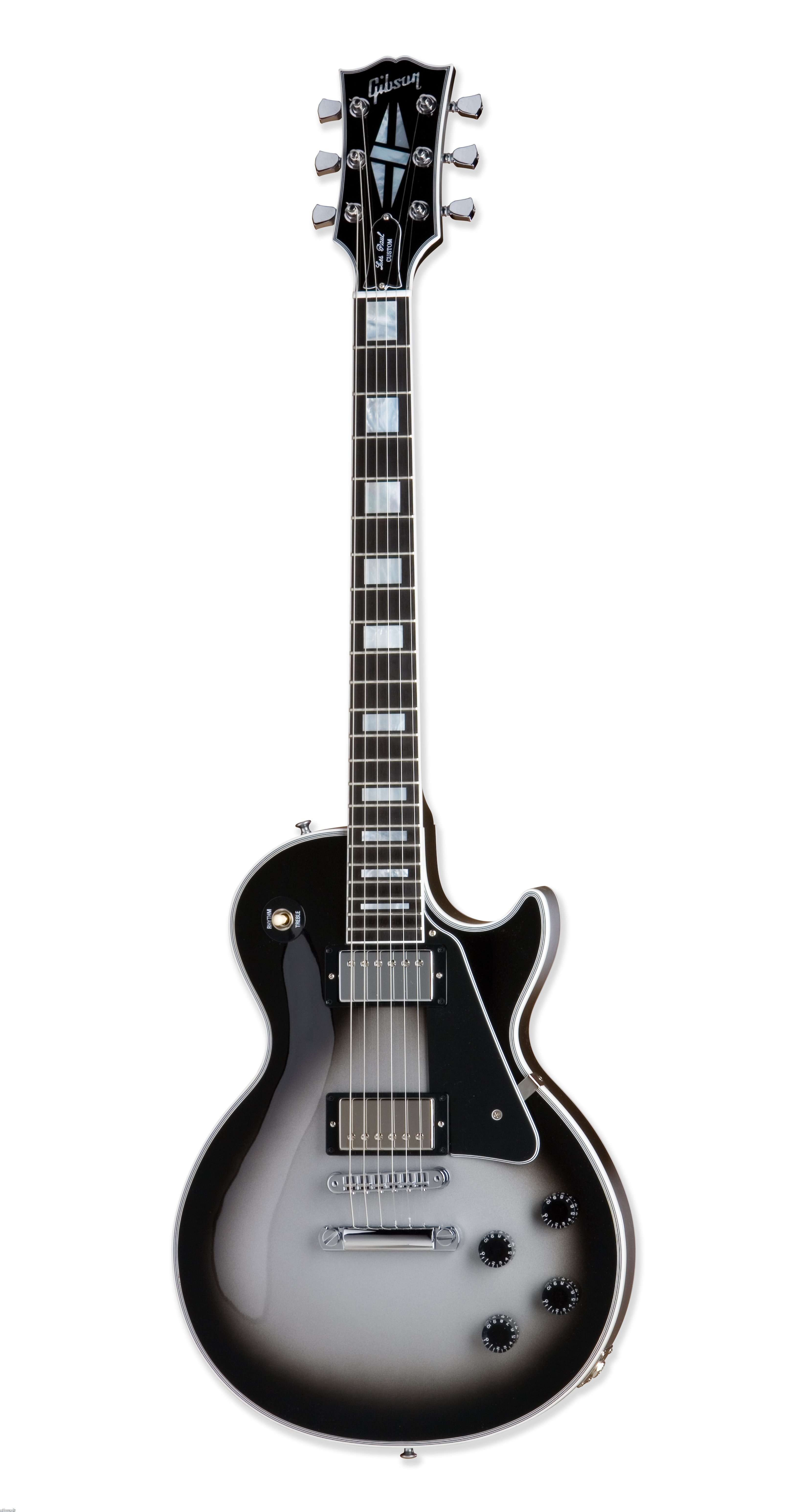 black and silver electric guitar