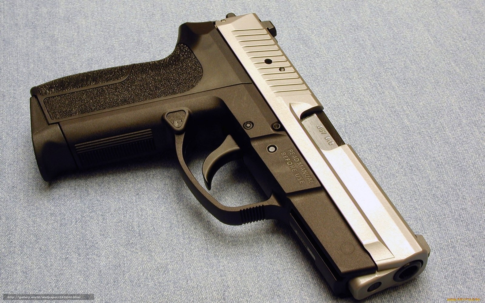 black and silver handgun