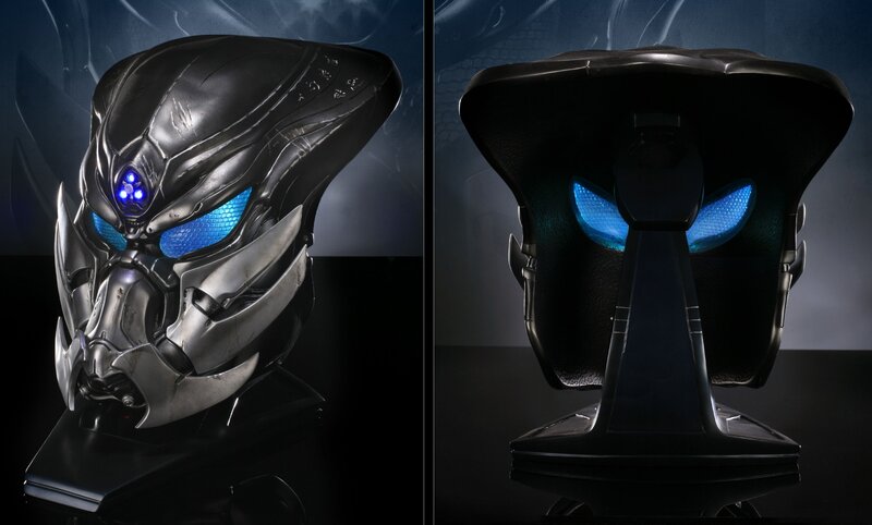 Black and Silver Helmet
