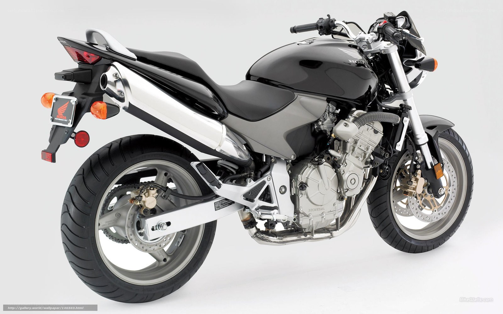 Black and silver Honda motorcycle