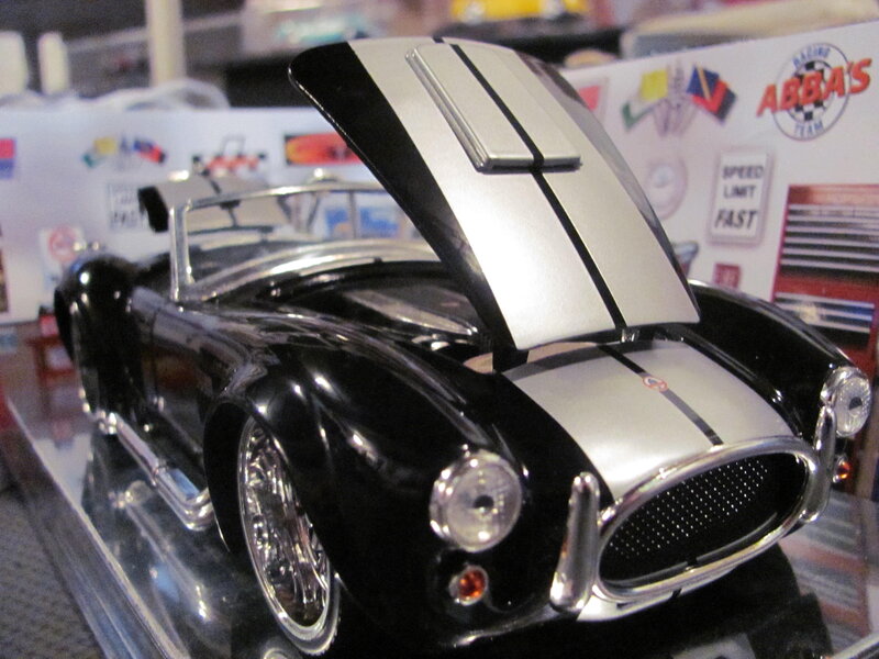 Black and Silver Model Car — Static