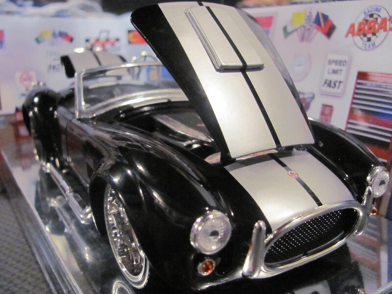Black and Silver Model Car