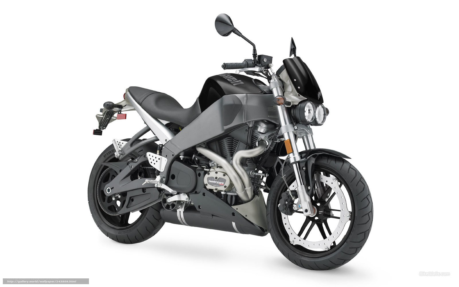 Black and silver motorcycle
