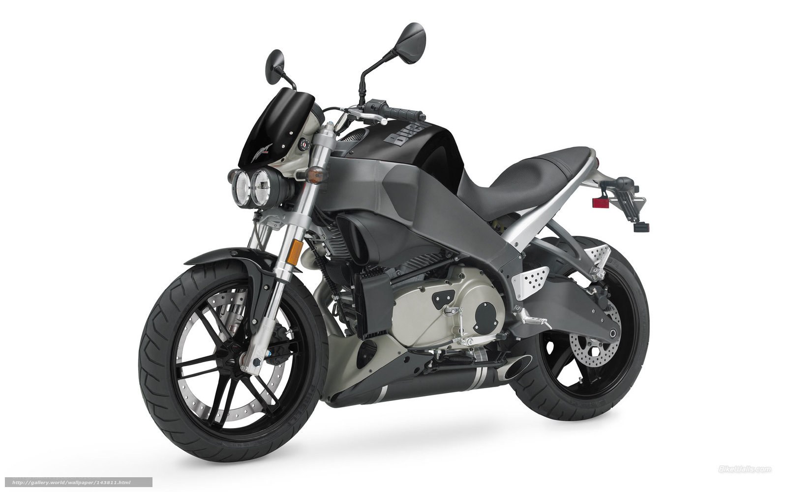Black and silver motorcycle