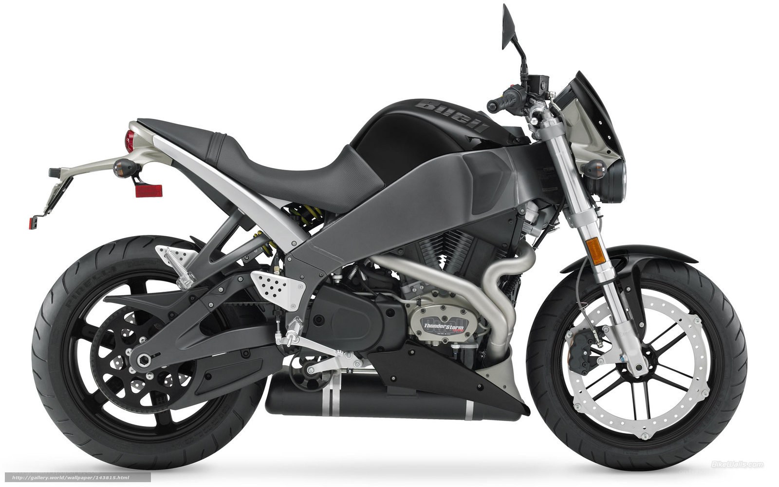 Black and silver motorcycle