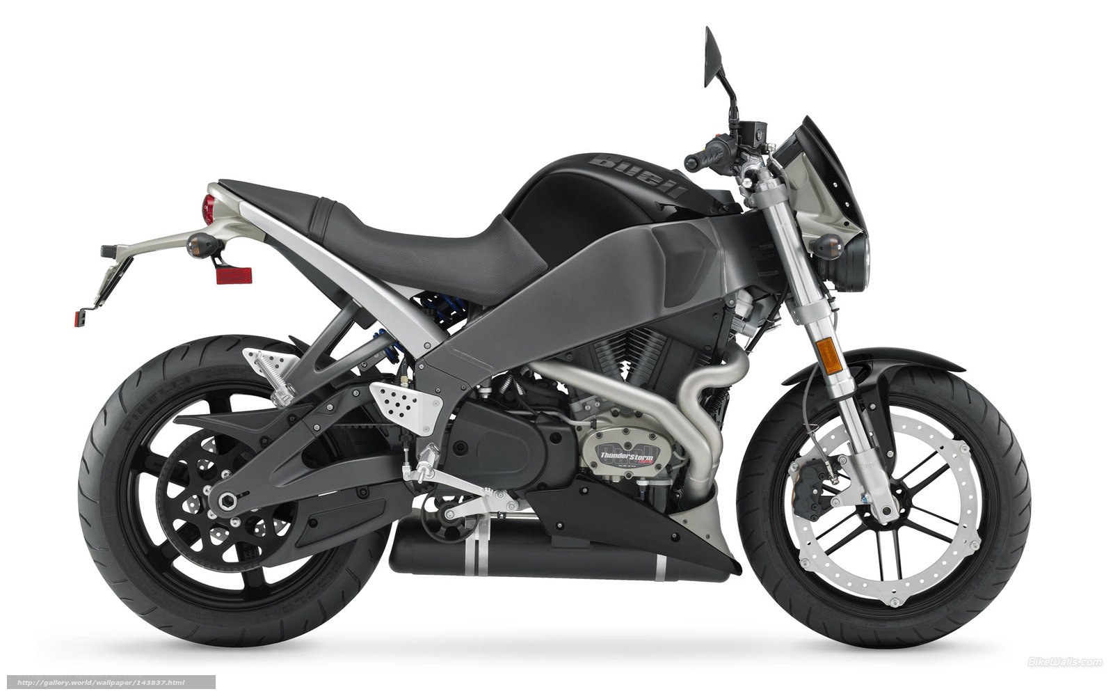 Black and silver motorcycle