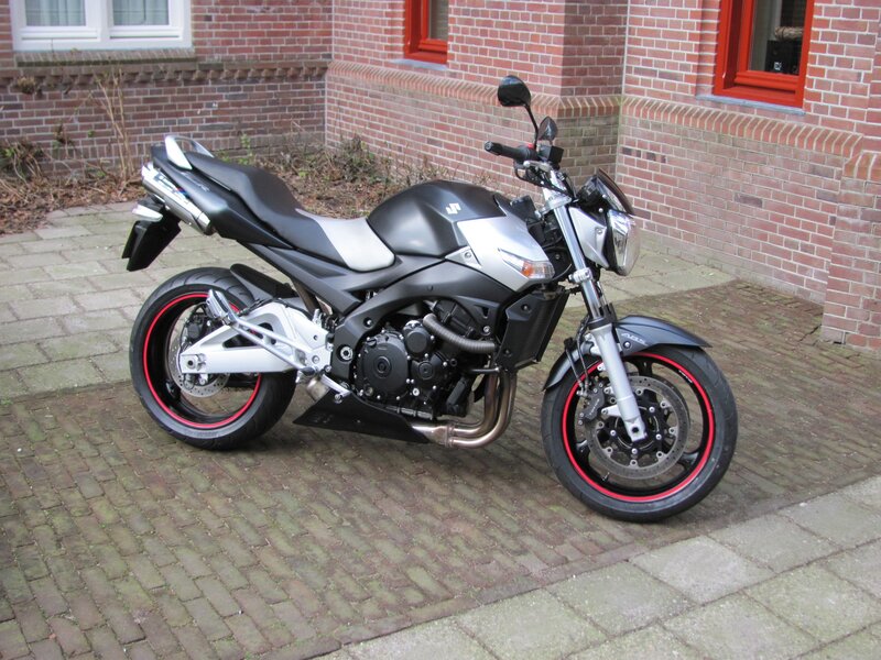 black and silver motorcycle