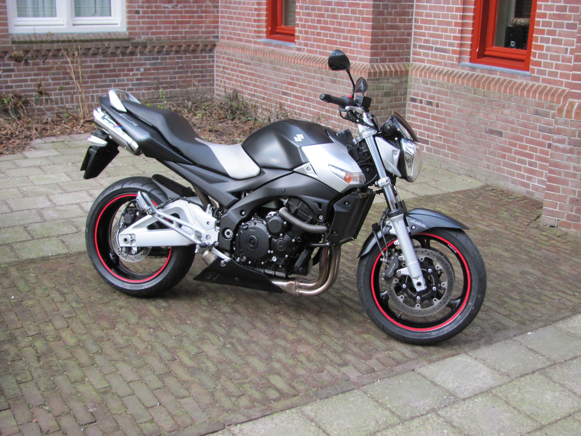 black and silver motorcycle