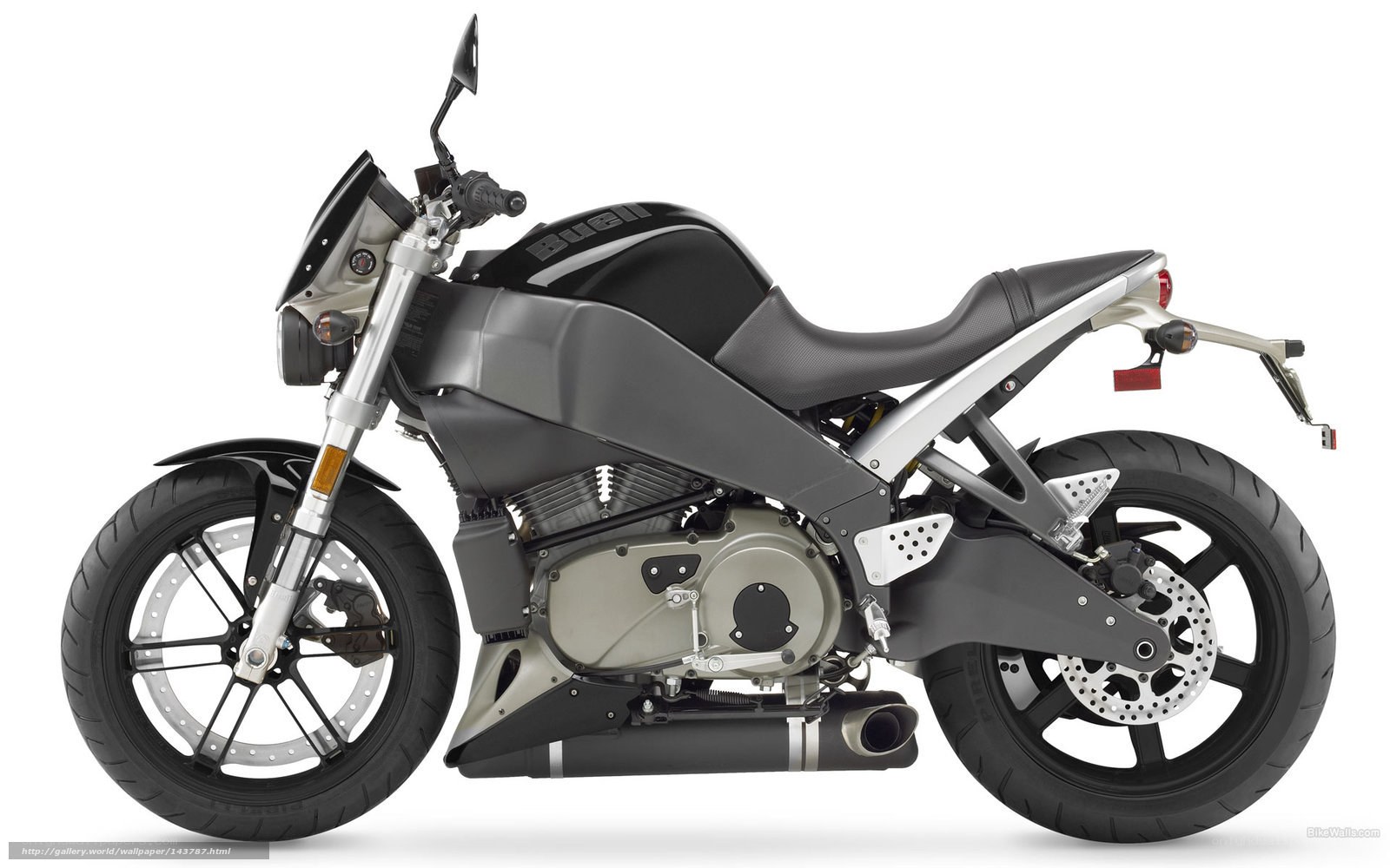 Black and silver motorcycle
