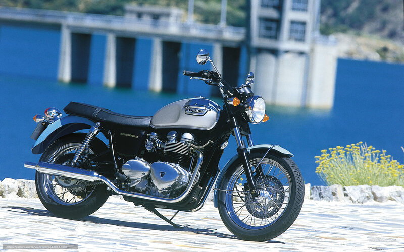 Black and Silver Motorcycle — Blue