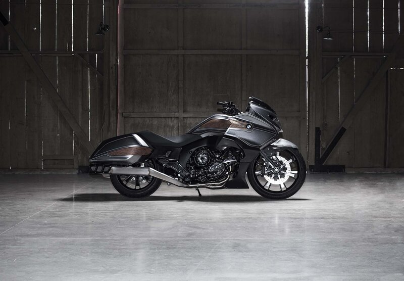 Black and Silver Motorcycle — Gray, Dramatic