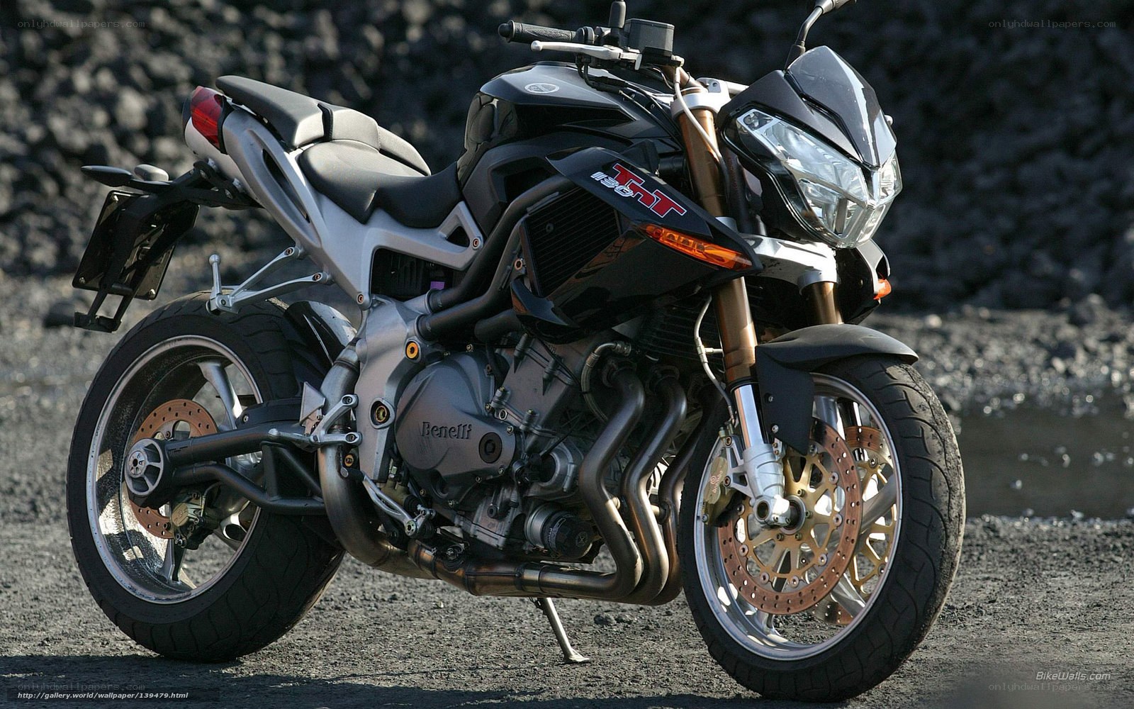 Black and silver motorcycle