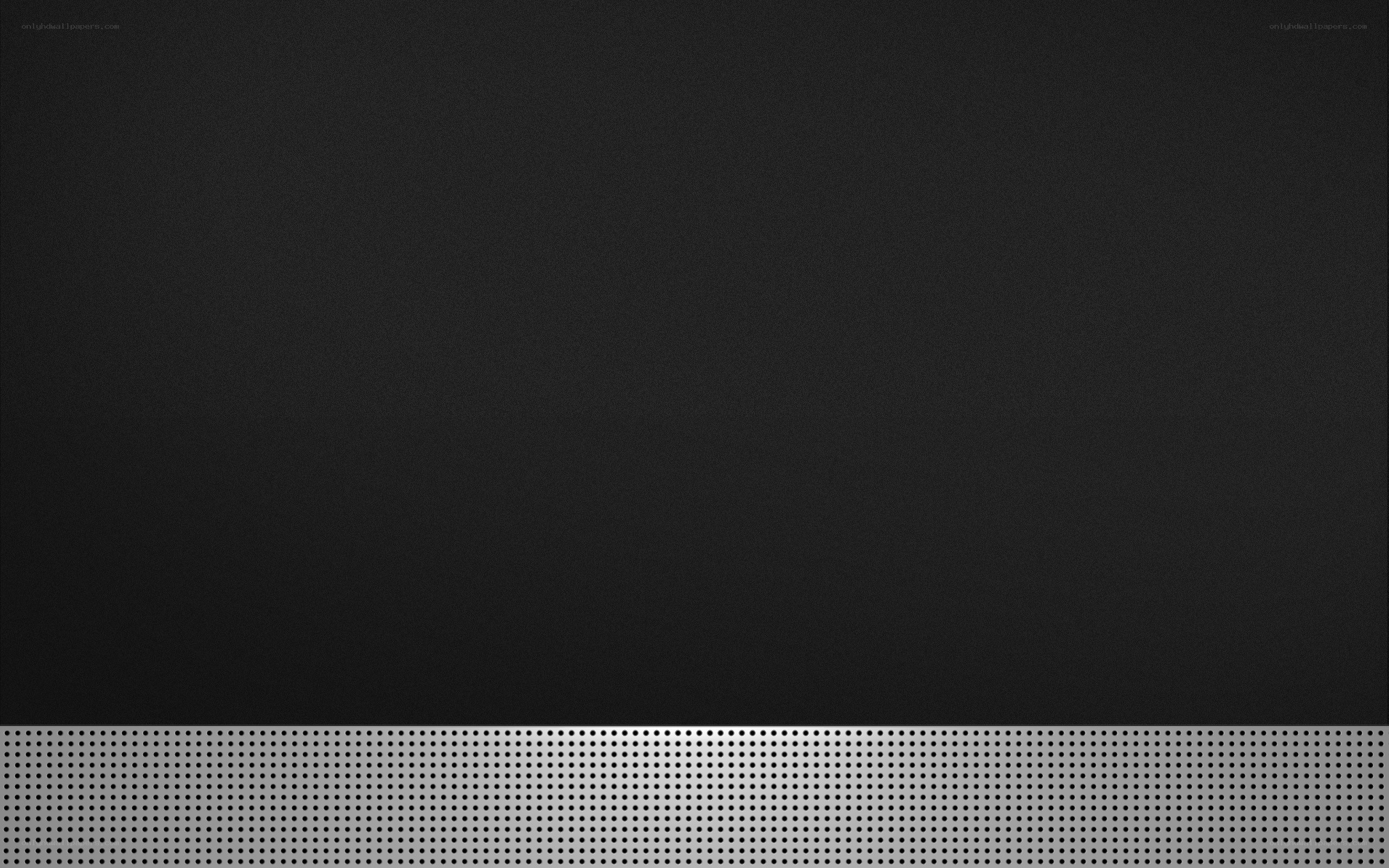 black and silver perforated panel