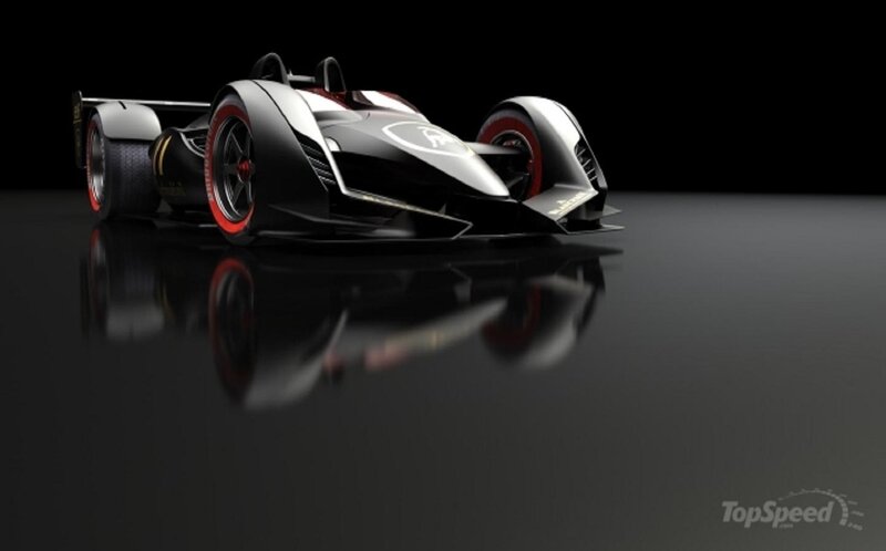 Black and Silver Race Car