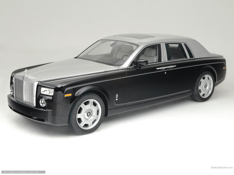 Black and silver Rolls-Royce