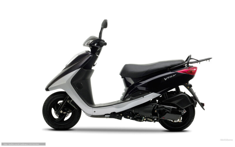 black and silver scooter