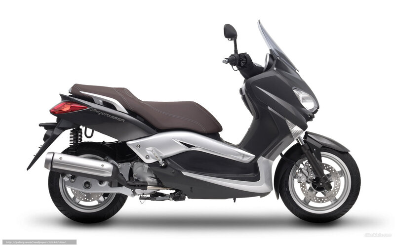 black and silver scooter