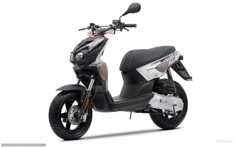 Black and Silver Scooter — Neutral, Photograph, Seat, Headlight