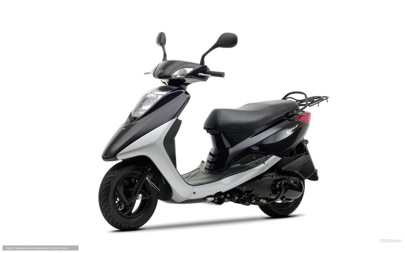 Black and Silver Scooter — Neutral, Photograph, Seat, Mirrors